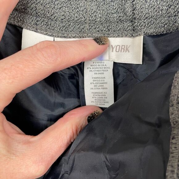 Pre-Owed Jones New York Womens Gray and Black Slacks Size 10 - Picture 7 of 7